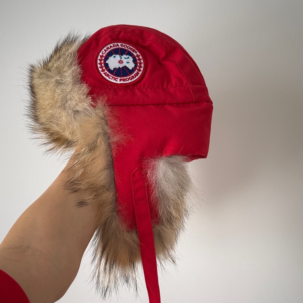 Canada Goose Winter Hat with Real Fur Trim